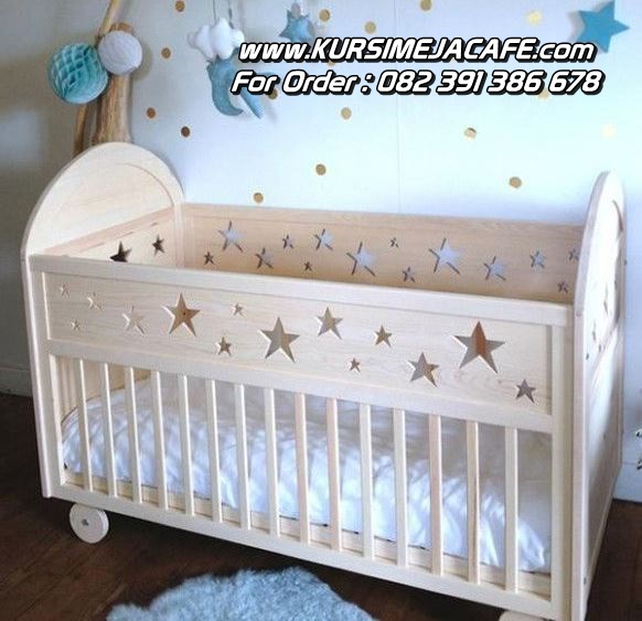 Tempat Tidur Bayi Lucu Motif Bintang